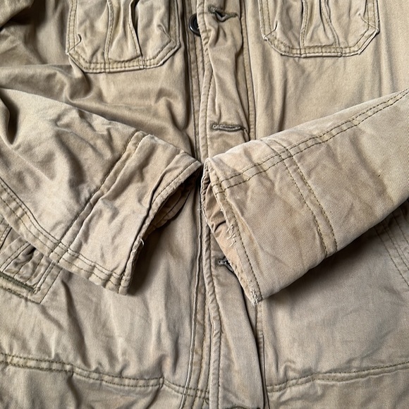 Men’s Hollister faux fur lined Military Utility Carpinteria Jacket - Picture 4 of 7